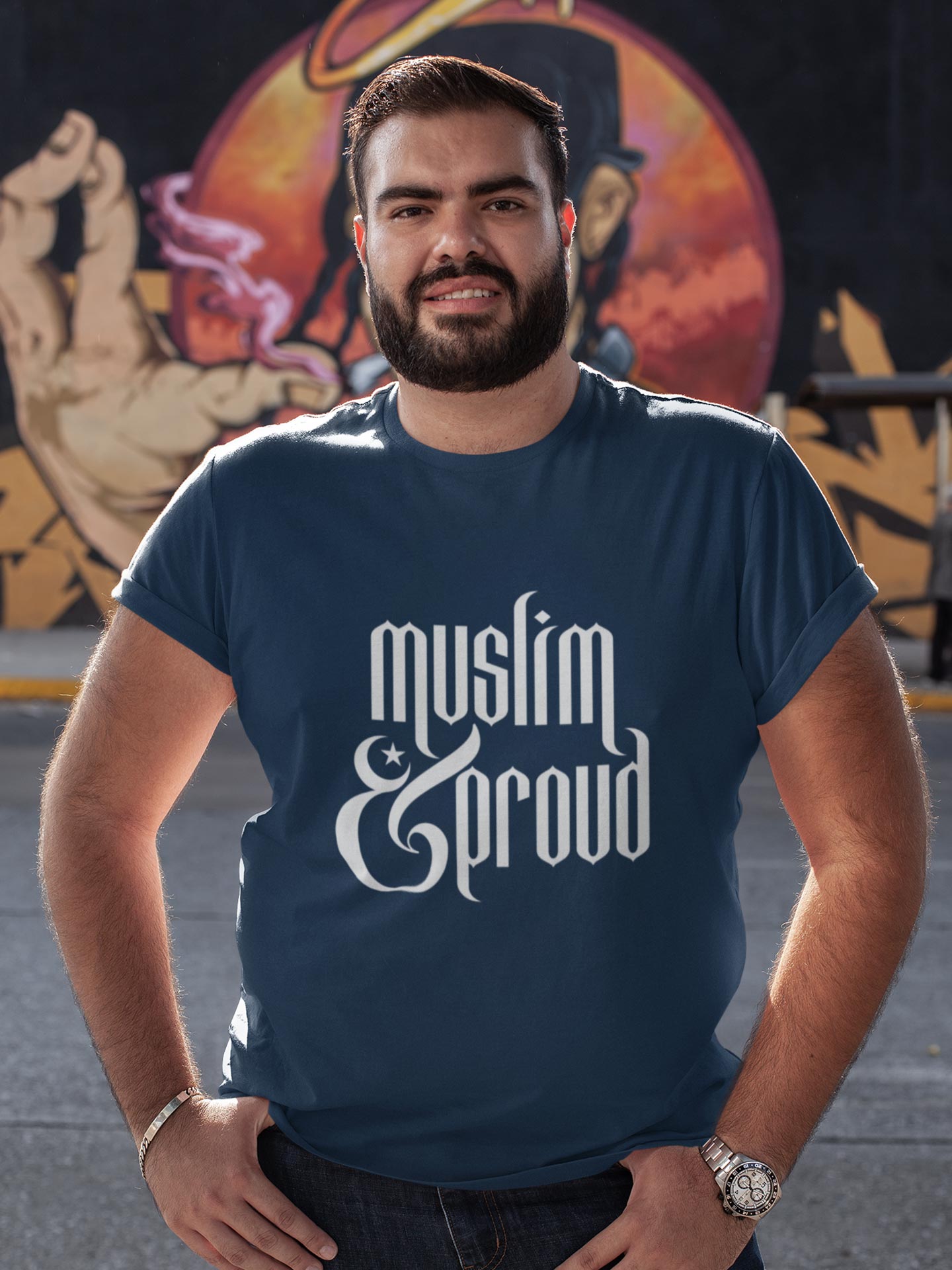 Muslim & Proud - Mens T-shirt