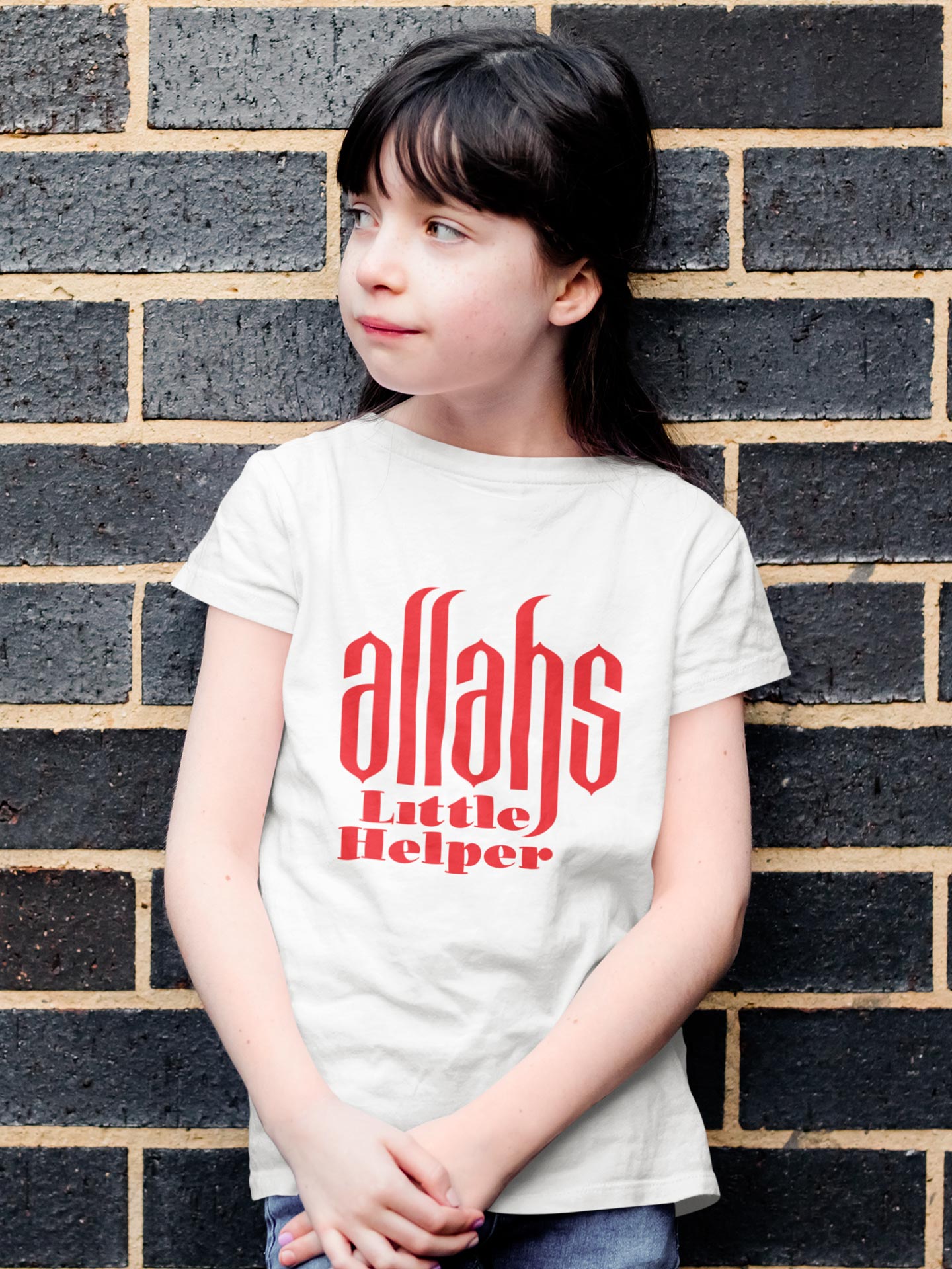 Allah little helper - Girls T-Shirt