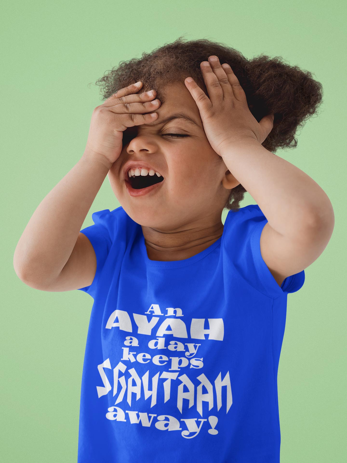 An Ayah a day keeps shaytaan away - Girls T-Shirt