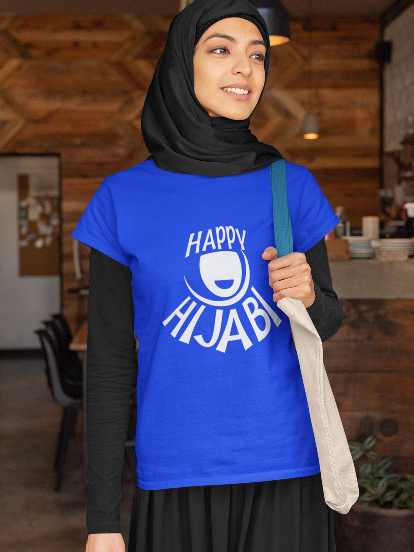 Happy Hijabi - Womens T-shirt