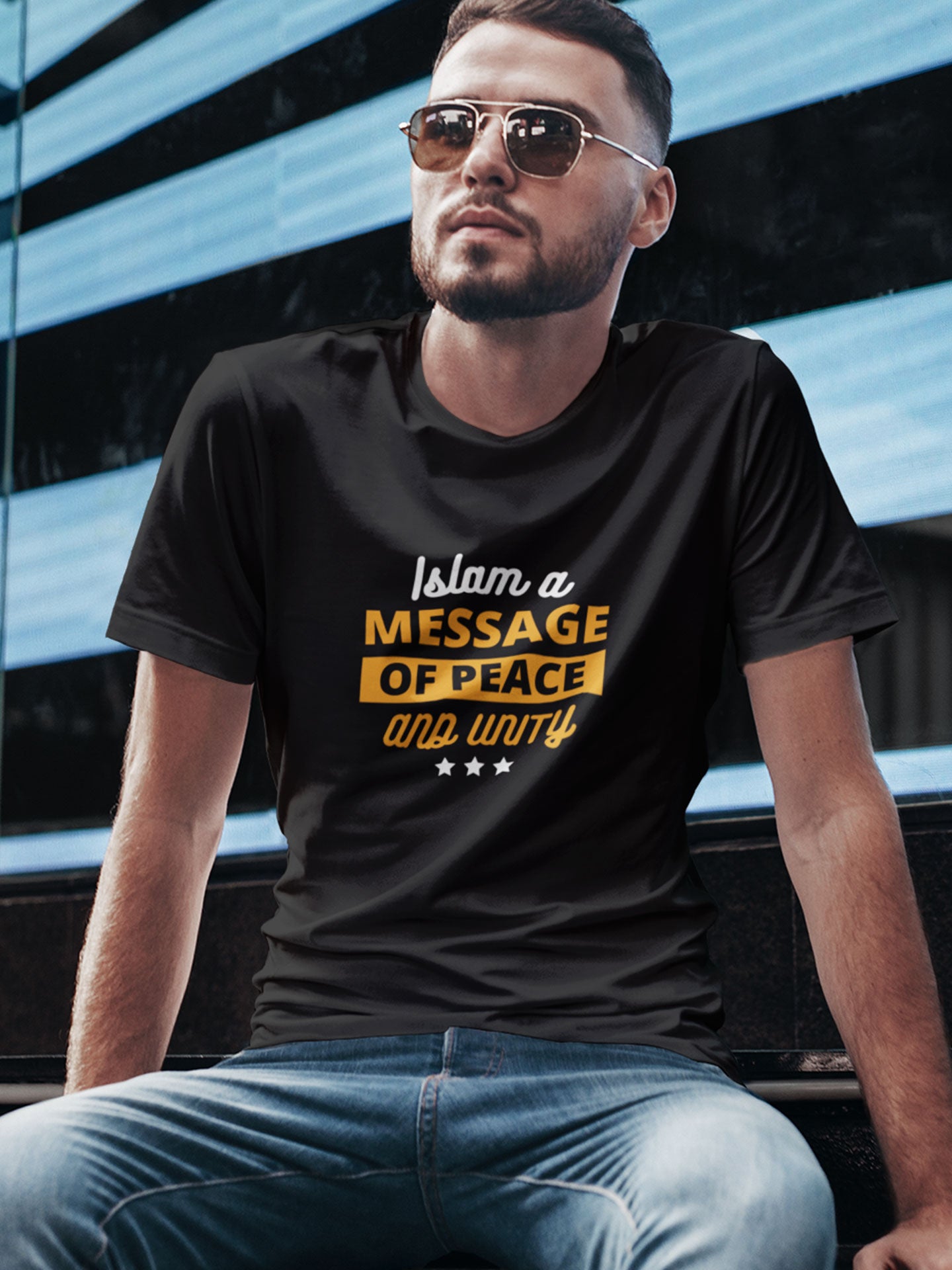 Islam a message of peace and unity - Mens T-shirt