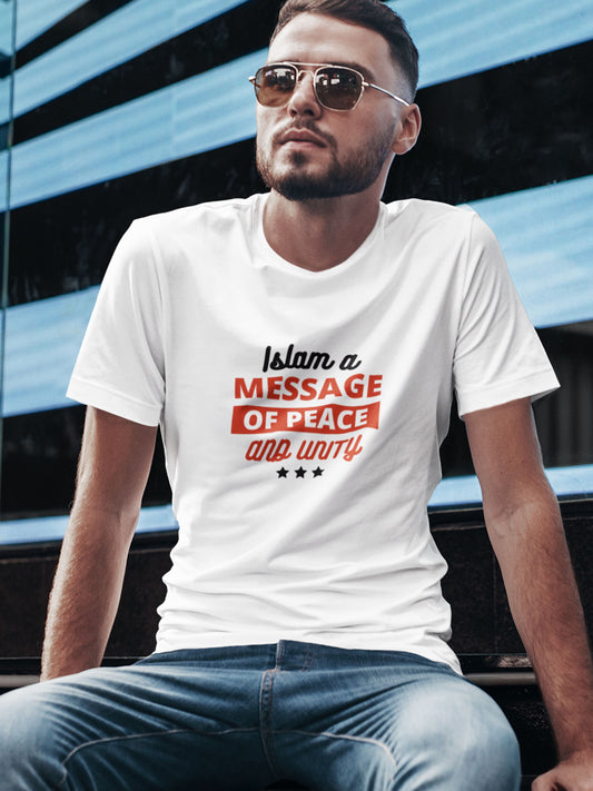 Islam a message of peace and unity - Mens T-shirt