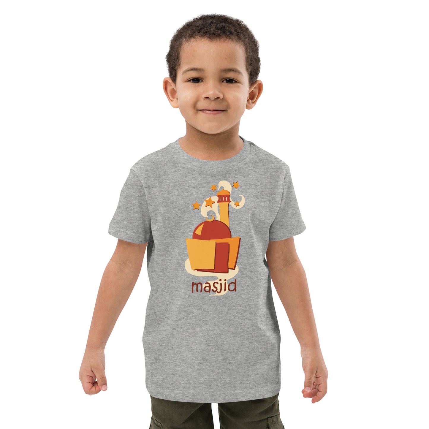 Masjid illustration - Organic cotton kids t-shirt