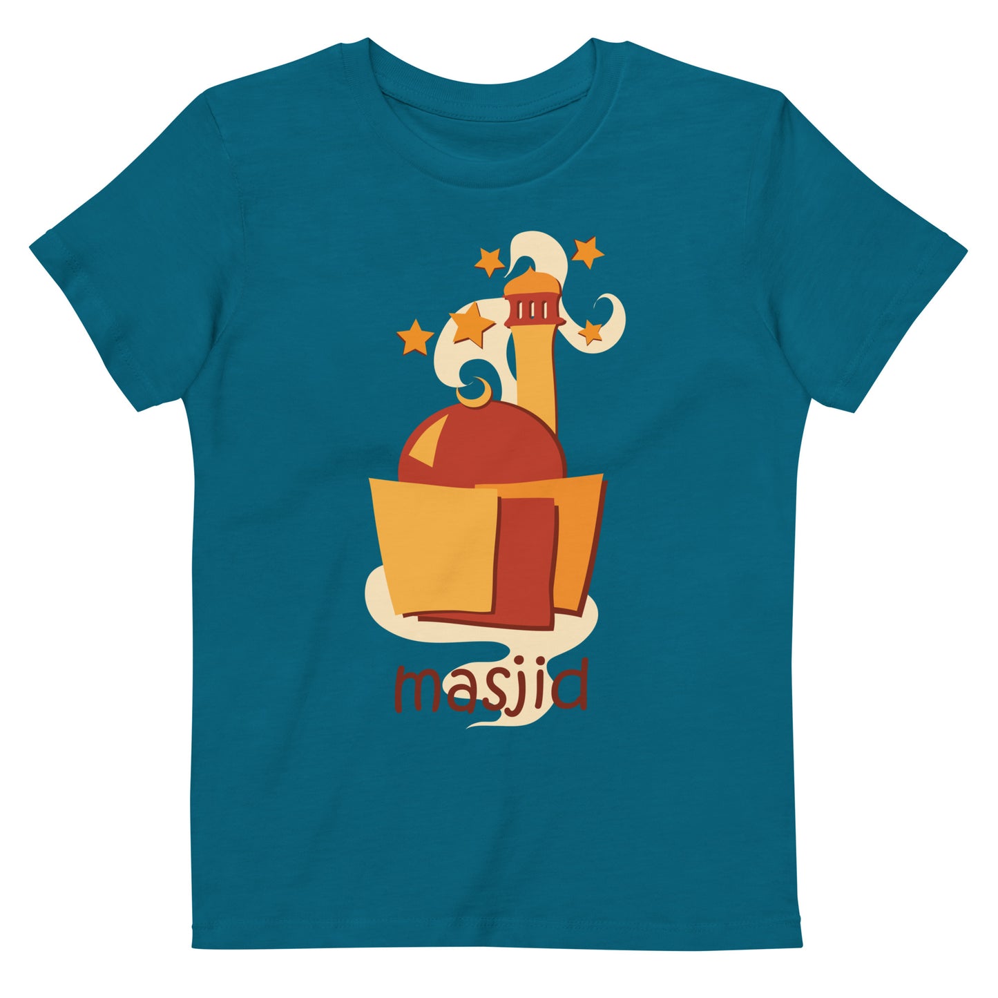 Masjid illustration - Organic cotton kids t-shirt