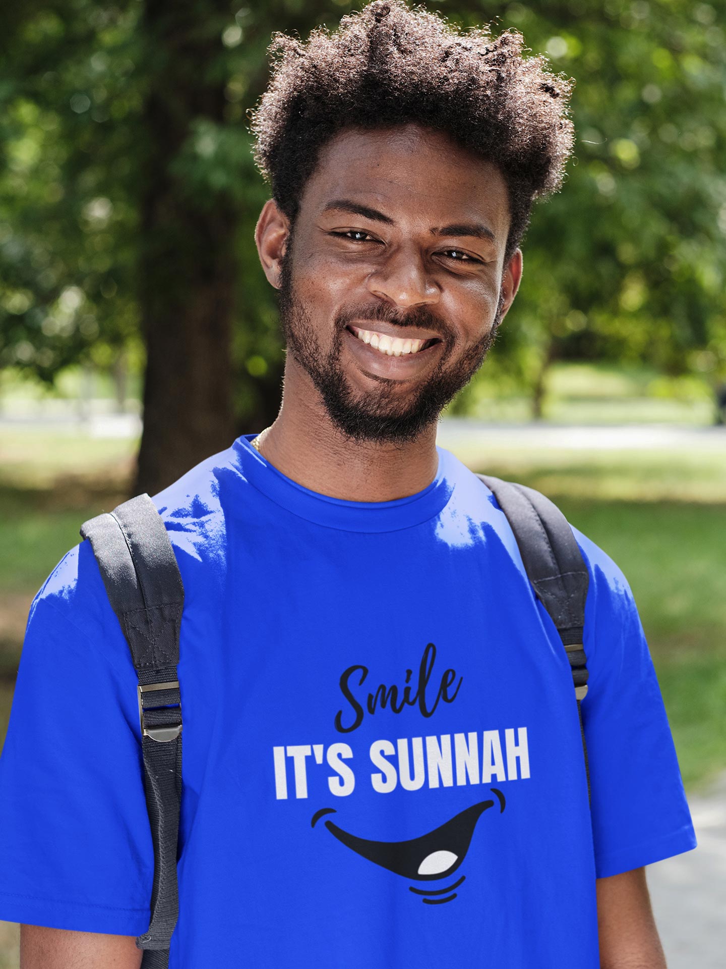 Smile It's Sunnah - Mens T-shirt