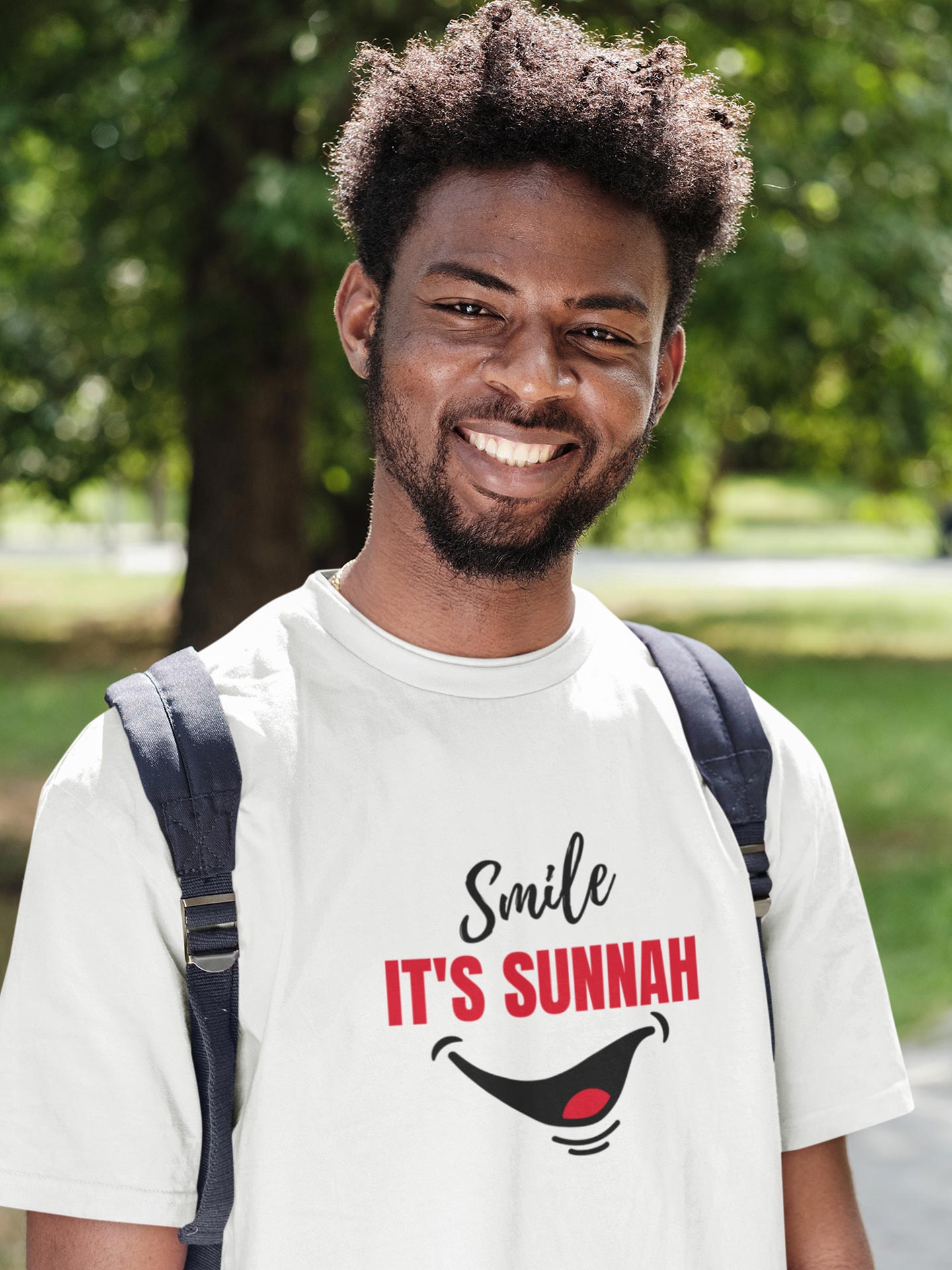 Smile It's Sunnah - Mens T-shirt