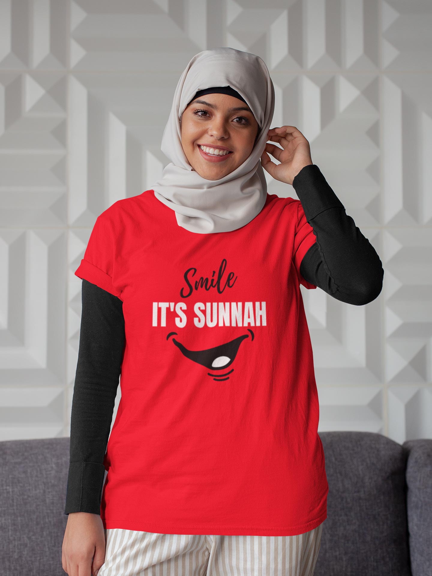 Smile it's Sunnah - Womens T-shirt