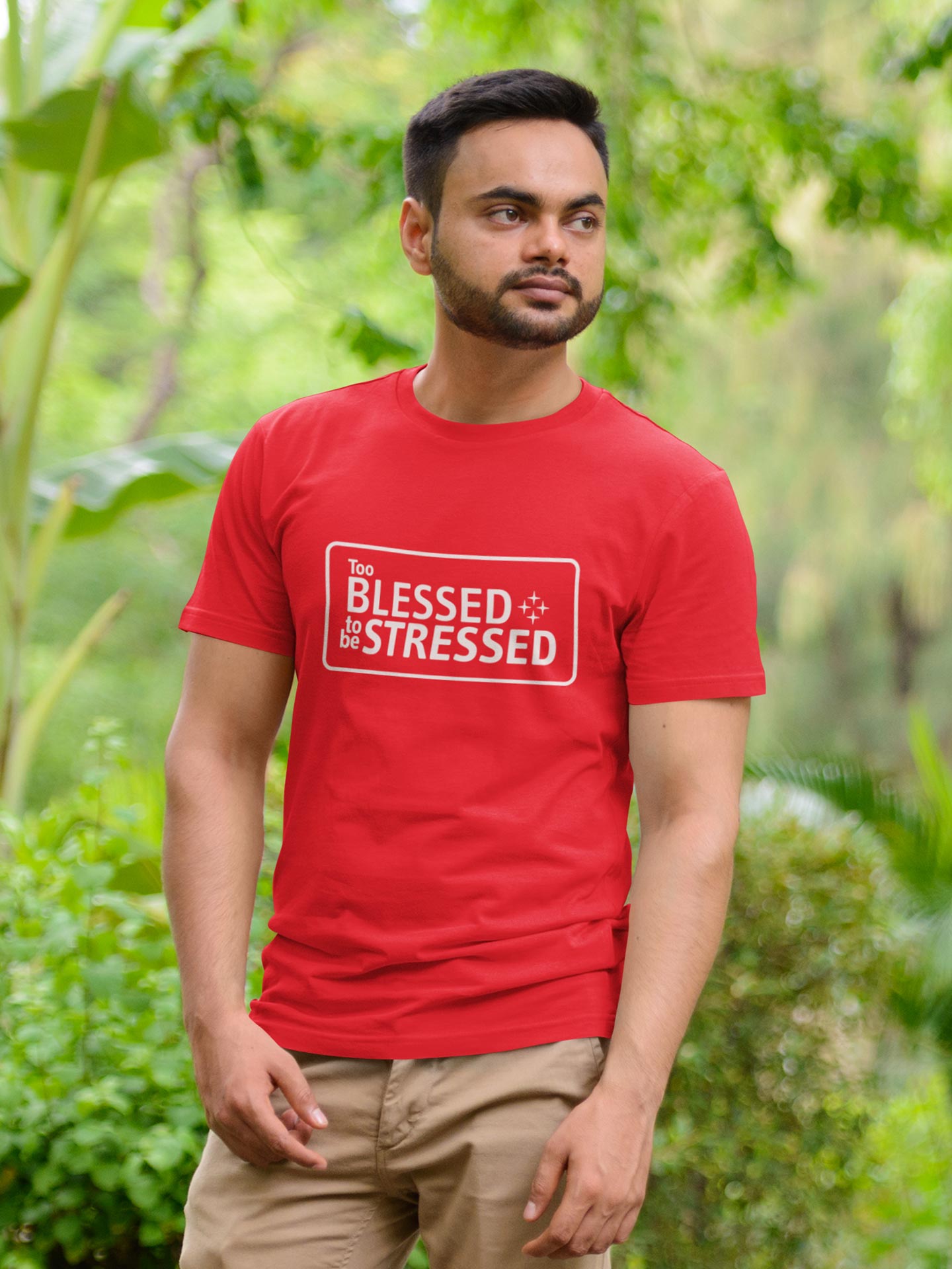 Too Blessed To Be Stressed - Mens T-shirt